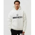 thumbnail image 2 of Honor The Gift Men's Chainstitch Embroidered Inner City Insulated Puff Hoodie (Medium, White), 2 of 6