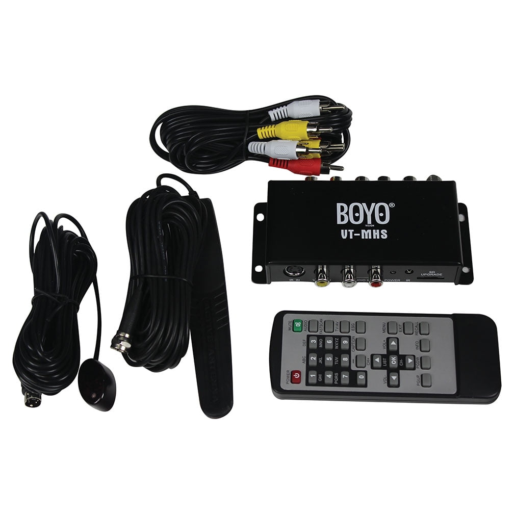 BOYO VTMHS Mobile TV Tuner with Waterproof Active Antenna Walmart