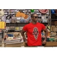 thumbnail image 5 of Game Garment Football Team Fan Sports Short Sleeve Crewneck Mens T-Shirts - Football Graphic Tees Men (Kansas City Red XS-3XL), 5 of 6