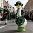 thumbnail image 4 of 23-Inch St. Patrick's Day Porch Goose Outfit – White Holiday Goose Costume Decoration for Outdoor Lawn or Entryway Decor (Goose Not Included), Festive Irish Style, 4 of 4