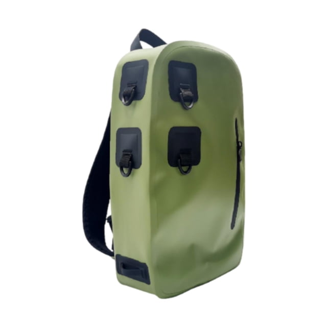 Mochila de pesca bolsa de pesca portátil multipropósito para viajar en bicicleta al aire libre 500D PVC Green