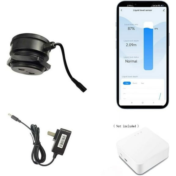 EPTTECH TLC2206-ZB Zigbee Signal Tuya Wireless Liquid Level Water Tank Monitor Sensor