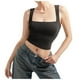 thumbnail image 4 of Camiseta sin mangas sexy con cuello cuadrado y espalda descubierta, tirantes ajustables, ropa de club, para mujer - XS-XL, 4 of 6