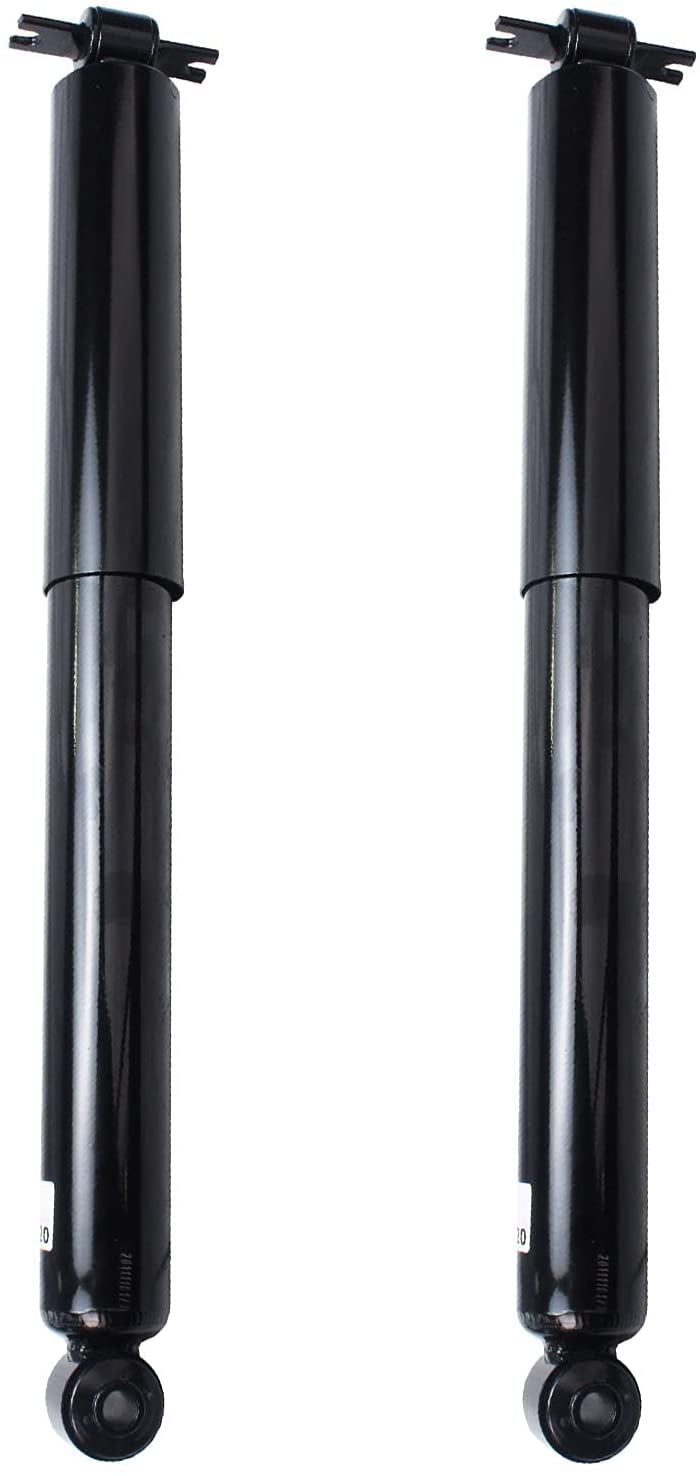 Detroit Axle - 2 Rear Shock Absorbers for 2007-2017 Jeep Wrangler 2008 2009 2010 2011 2012 2013 2014 2015 2016 Rear Replacement Shocks Pair