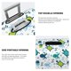 thumbnail image 3 of Fotbe Cartoon Sea Creatures Funda Protectora para Equipaje, Antirrayones y Resistente a la Suciedad, Compatible con Maletas de 18 a 32 Pulgadas-Medium, 3 of 7