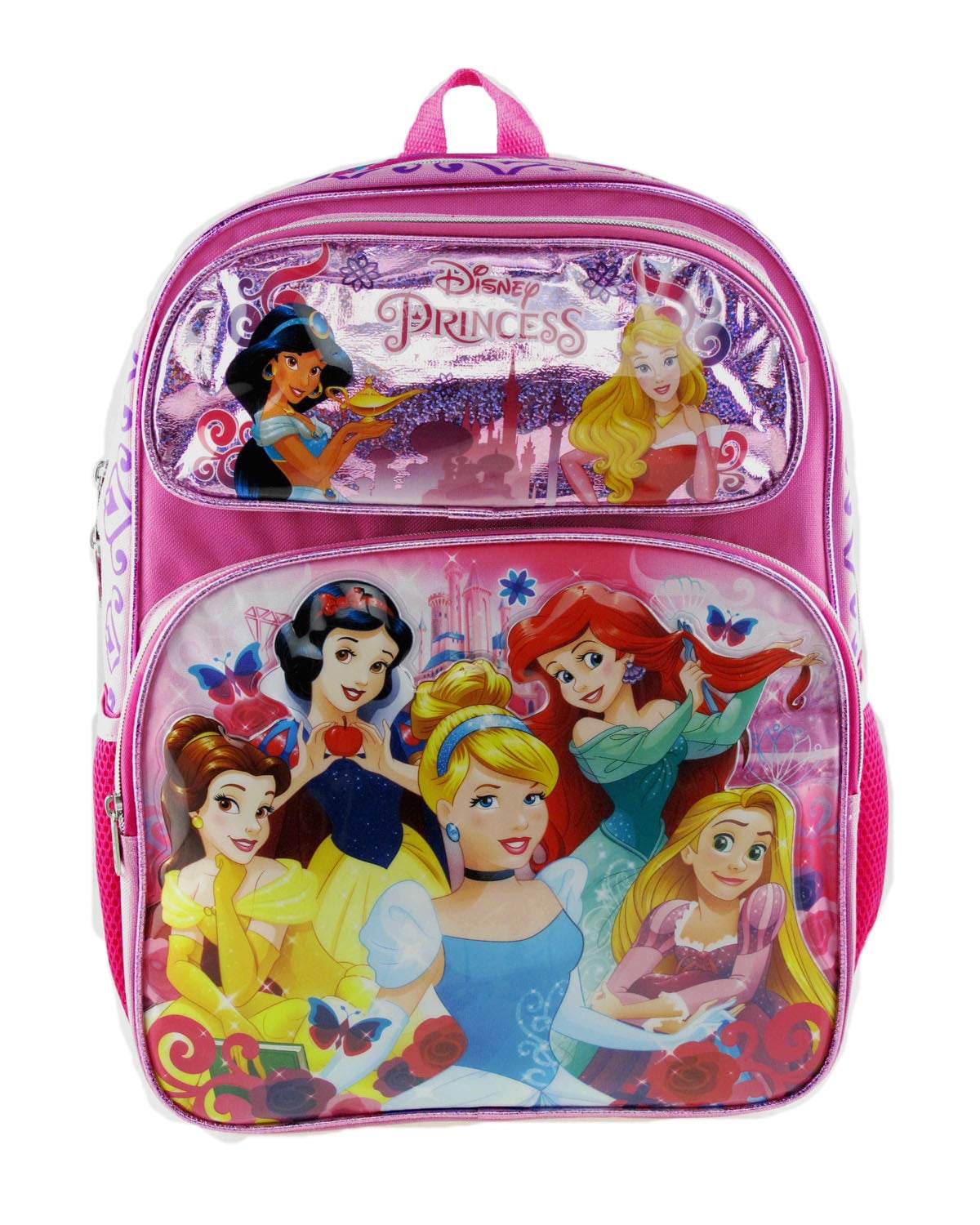Disney Princess Story All Characters Backpack Girls School Book Bag Gift Toy Kid 