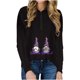 thumbnail image 1 of Blusa de mujer con cremallera y solapa con estampado de Halloween Pompotops  FGAJ21129, 1 of 7