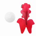 thumbnail image 1 of Decoración para acuario, divertido pez artificial de silicona, pequeño adorno para pecera, pez dorado rojo., 1 of 14
