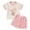 Red, variant on Ketyyh-chn99 Children's Cotton Summer Sets Toddler Baby Girls Clothes Sunflower T-shirt + Bowknot Shorts with Cute Summer Girl Clothes Set Size for 18-24 Months,Brown