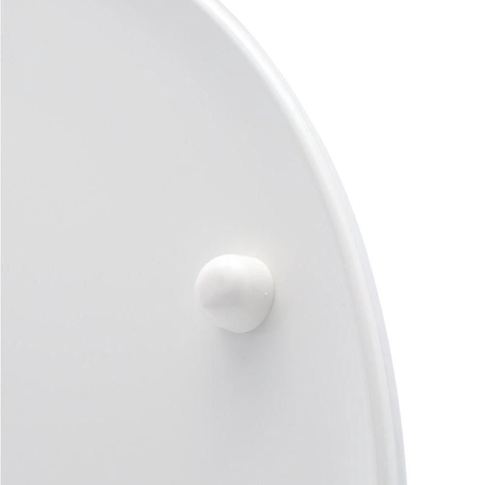 Richfield Lift-Off Never Loosens Round Closed Front Toilet Seat In White
