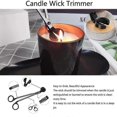 thumbnail image 4 of Black 4 In 1 Candle Accessory Set Candle Wick Trimmer Candle Cutter Candle Snuffer Candle Wick Dipper With Gift Package For Candle Lover, 4 of 5