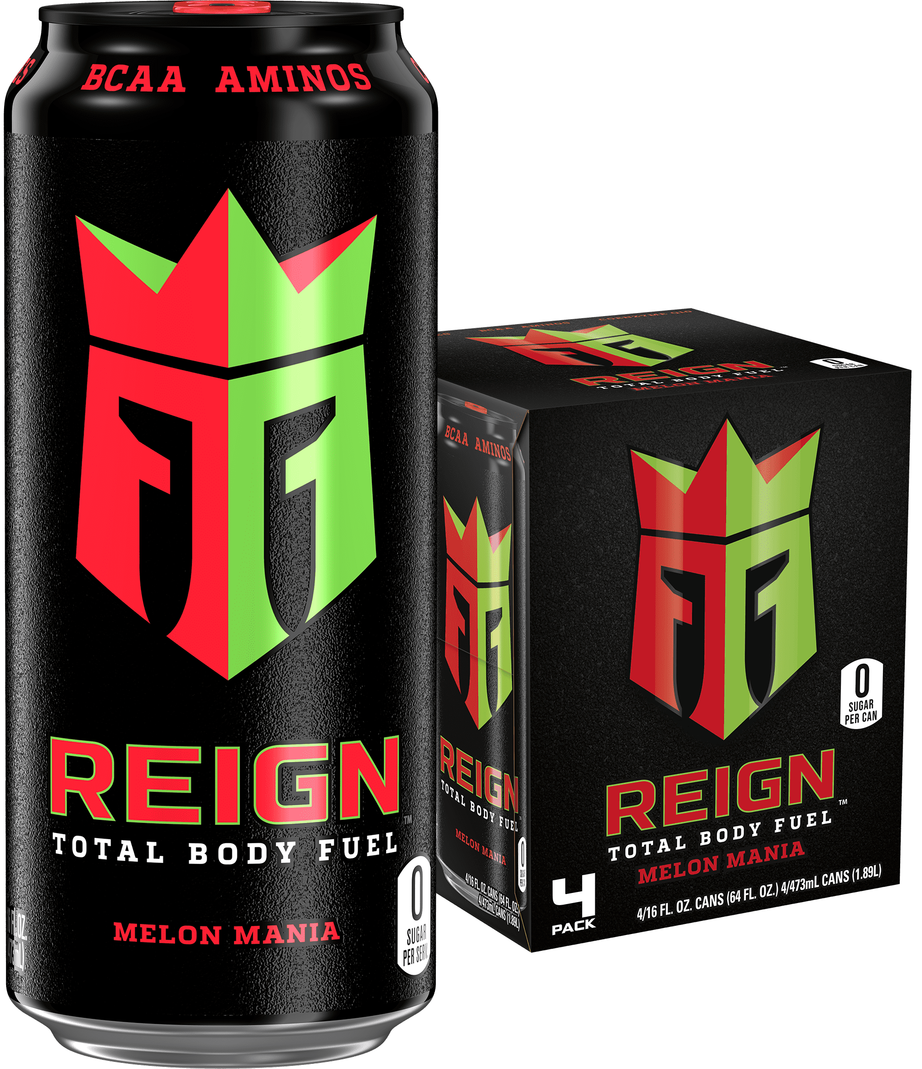 Reign Total Body Fuel, Melon Mania, Performance Energy Drink, 16 fl oz
