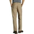 thumbnail image 2 of Lee Mens Total Freedom Stretch Straight Fit Flat Front Pant 32W x 34L Pebble, 2 of 3