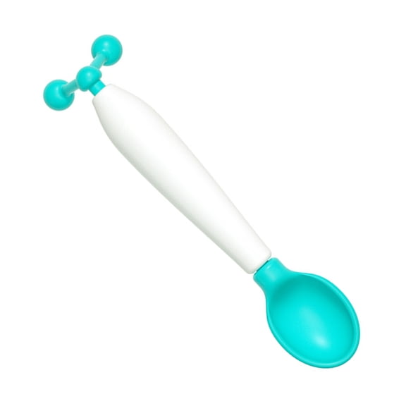 Temperature Sensitive Toddler Feeding Spoons Soft Rotating Training Spoon