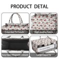 thumbnail image 4 of Large Capacity Tote Bag,White Christmas Truck and Tree Pattern Handbag Fashion Luxury Tote Bag,15.7"x13"x 5.1" Inches,Laptop Compatible, 4 of 6