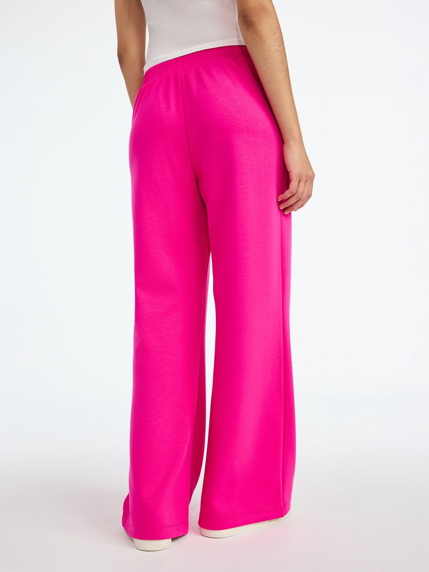 Scoop Women’s and Women’s Plus New Scubaknit Seamed Sweatpants, Regular and Short Lengths, Sizes XS-4X