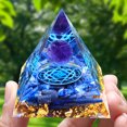 thumbnail image 1 of Orgonite Pyramid Healing Chakra Reiki Meditación Orgone Energy Generator Crafts Likrtyny Para estrenar, 1 of 6