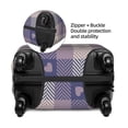 thumbnail image 4 of Lsque Heart Check Plaid Printed Luggage Cover, Travel Luggage Protector,Scratch and Dirt Resistant, Fits 18-32 Inch Luggage - Small, 4 of 9
