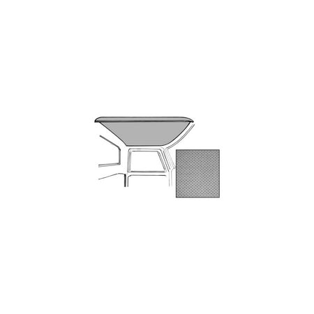 MACs Auto Parts Premier Products 48-45881 -79 Ford Pickup F100-F350 Truck Headliner, Gray Perforated