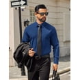 thumbnail image 5 of COOFANDY Mens Long Sleeve Business Shirts Wrinkle Free Dress Shirt Casual Button Down Shirts, 5 of 6