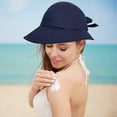 thumbnail image 4 of Hatshaped helmet, bicycle helmet sun protection, summer headwear for women, navy blue, 4 of 5