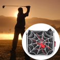 thumbnail image 1 of destyer Universal Golf Mallet Putter Cover Square Headcover Magnetic Closure Guard Spider Black, 1 of 9