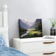thumbnail image 3 of Chilfamy Canvas Prints Wall Art Mountain River House Wall Decor for Bathroom Ready To Hang - Ideal for Home, Office, and Gift Giving 20x16in, 3 of 6