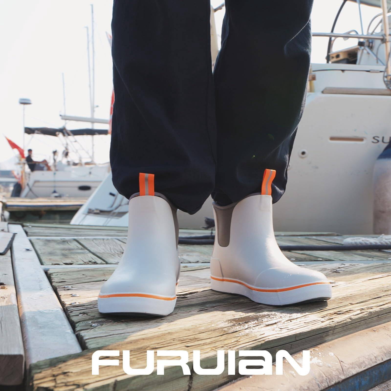 Men's Ankle Deck Boots Fishing Boots Rain Waterproof