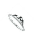 thumbnail image 4 of Detailed Mountain Travel Ring .925 Sterling Silver Band Jewelry Female Male Unisex Size 10, 4 of 4