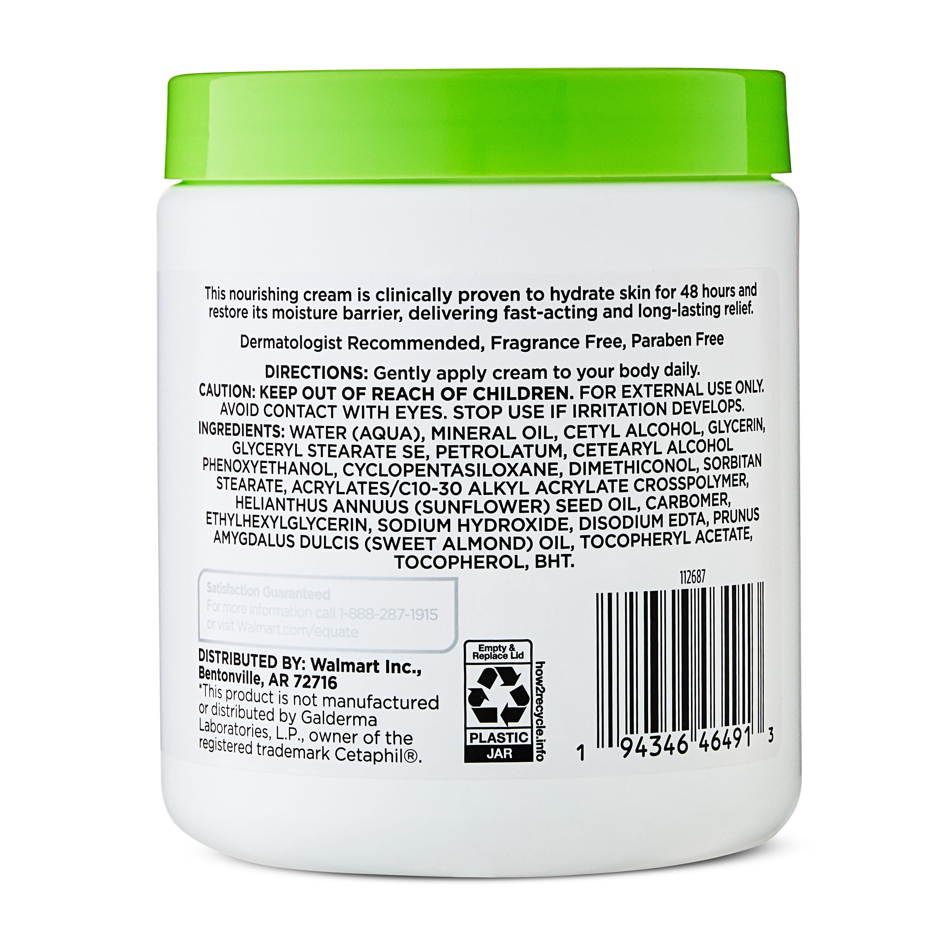 Equate Beauty Hydrating Moisturizing Cream, 20 oz