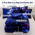 thumbnail image 3 of NTBED Galaxy Bedding Sets Outer Space Comforter Bed in a Bag 3D Printed Quilt for Children Boy Girl Teen Kids Queen 6Pcs, 3 of 9
