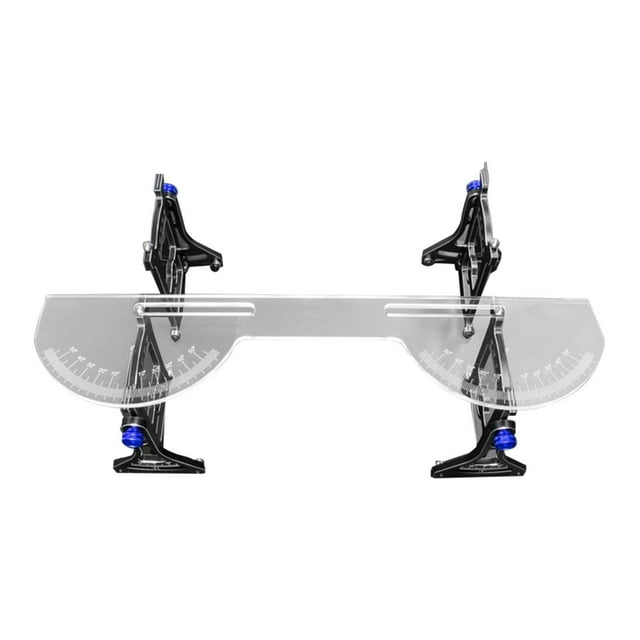 Tachiuwa Camber Gauge High Performance Premium Aluminum Alloy 1/10 RC Car Set up Tool Blue