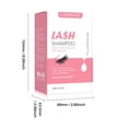 thumbnail image 3 of Fiudx Champú para Pestañas, Desmaquillante Nutritivo, Limpiador Suave para Pestañas, Limpieza Profunda y Alargamiento de La Vida de Las Pestañas, Uso En Salón de Belleza, Fórmula Natural Segura, 100, 3 of 6