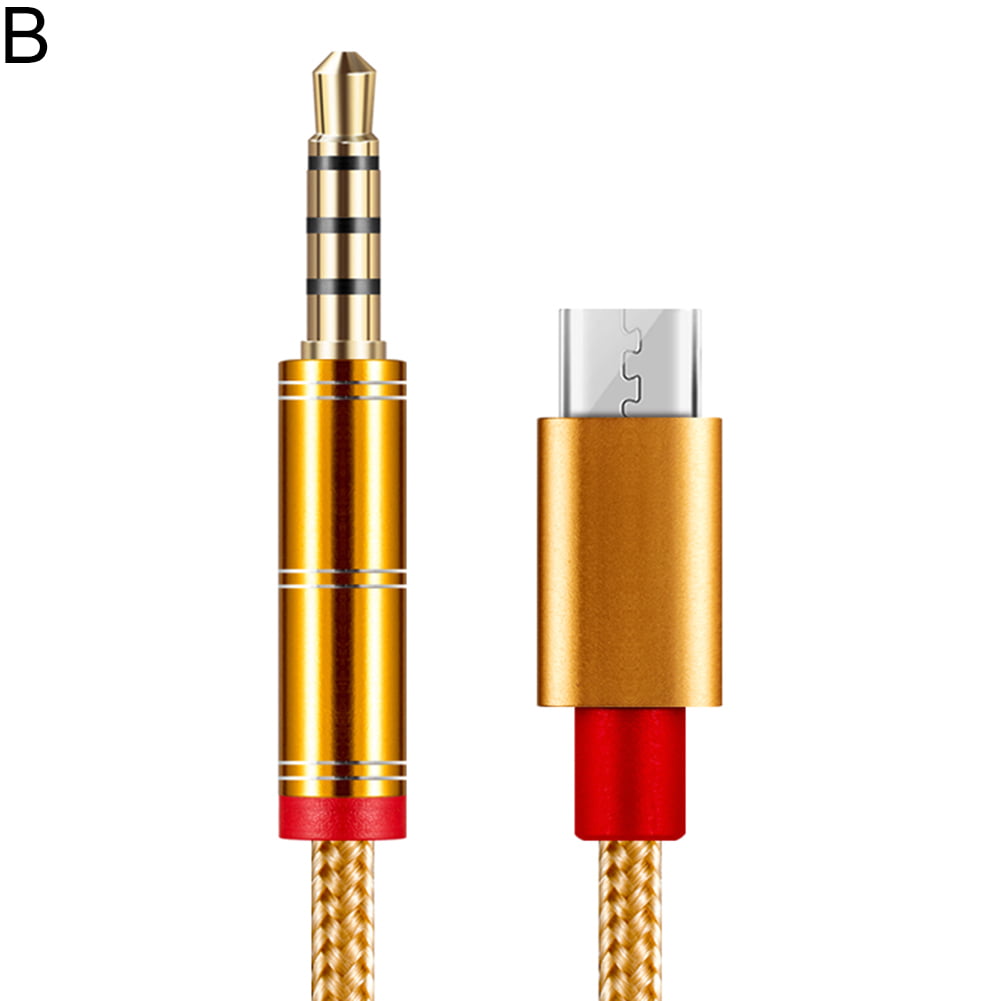 Câblage Premium Quality 1m Câble audio jack 3,5 mm Fil de cuivre 100% Stéréo mâle à mâle Noir de couleur 1,0 m
