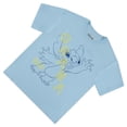 thumbnail image 3 of Disney Women's Lilo and Stitch Shirt, Classic Cartoon Printed Embroidered Stitch T-shirt Fresh Blue – S, 3 of 5
