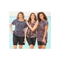 thumbnail image 3 of Swim 365 Women's Plus Size Longer Length Short-Sleeve Swim Tunic, 3 of 3