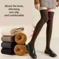 thumbnail image 4 of 2Pairs Autumn/Winter Velvet Thickened Warm Thigh Stockings Terry Stockings, 4 of 15
