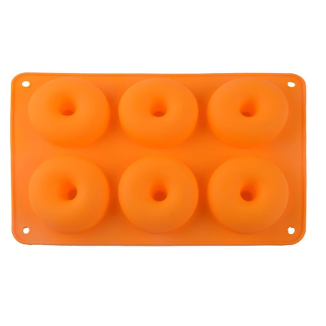 6 Doughnut Silicone Mold Diy Round Cake Angel Circle Biscuit Muffin Mold Donut