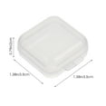 thumbnail image 2 of CIMAXIC 120Pcs Small Organizer Box Clear Plastic with Lid for Jewelry Storage, 2 of 8