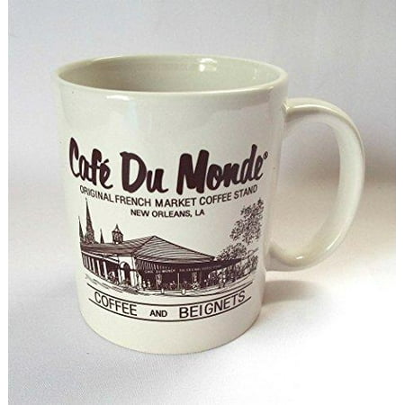 Cafe Du Monde Coffee Mug New Orleans LA Original French Quarter Beignets 10 (Best Beignets New Orleans French Quarter)