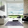 thumbnail image 6 of Ahgly Company Indoor Rectangle Mid-Century Modern Purple Navy Blue Oriental Area Rugs, 7' x 10', 6 of 6