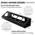 thumbnail image 4 of 2PCS Pneumatic Tool Holder/Aerosol Rack Combo, Wall Mounted Can Bottle Holder, Air Tool Organizer, 4 of 5