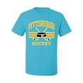 thumbnail image 2 of Wild Bobby City of Pittsburgh Hockey Fantasy Fan Sports Men's T-Shirt, Light Turquoise, X-Large, 2 of 5