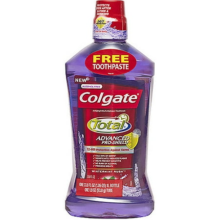 Colgate Total Mouthwash Wntmnt 1l +fr Tp