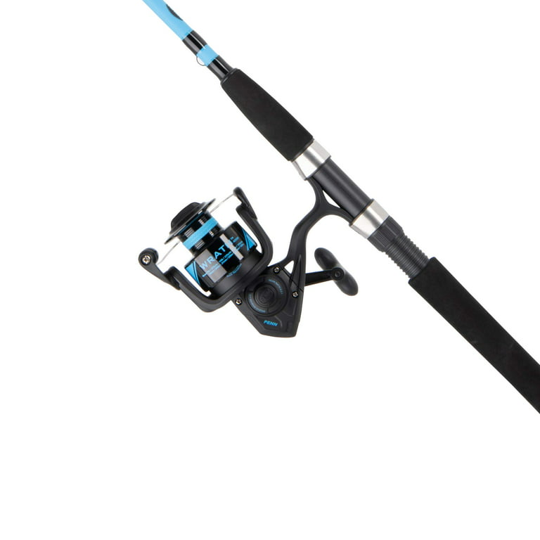 PENN 6'6” Wrath Fishing Rod and Reel Spinning Combo 