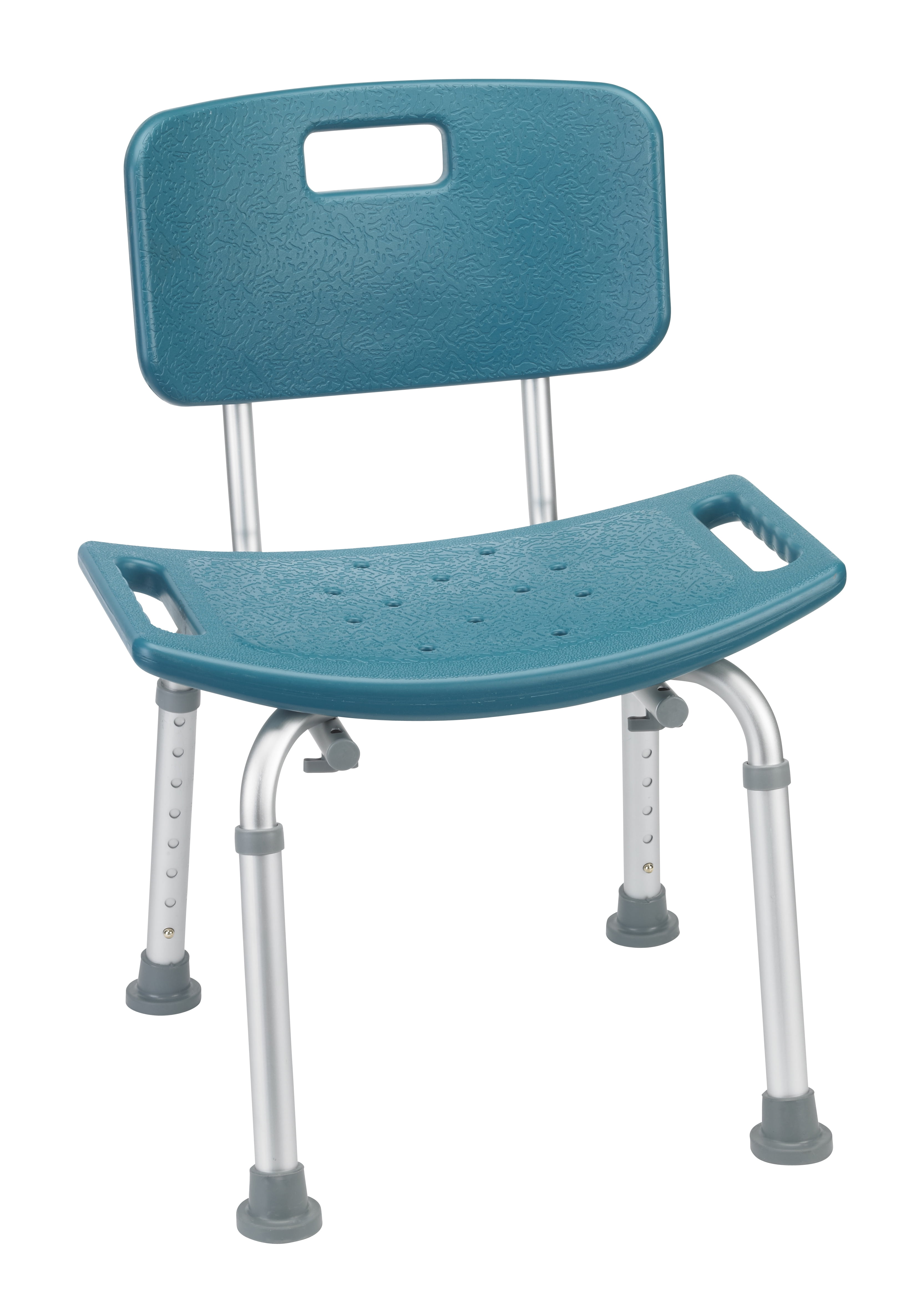 Drive Medical Bathroom Safety Shower Tub Bench Chair with Back Teal