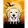 thumbnail image 1 of Halloween Golden Retriever Flag Garden Size, 1 of 1