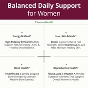 Multivitamin for Women with Methylated Vitamins and Chelated Minerals for Energy, Focus and Immune Health – Premium Daily Womens Multivitamins & Multiminerals – 60 Capsules
