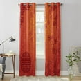 thumbnail image 4 of Hawaii Garden Trees Valance Window Curtains for Living Room Bedroom Kitchen Home Ready-made Youth Room Window Curtains, 4 of 7
