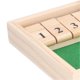 thumbnail image 2 of Jeu de société de dés portable, amusant, en bois, avec 12 numéros, pour bars, karaokés, salons de thé, 2 of 4